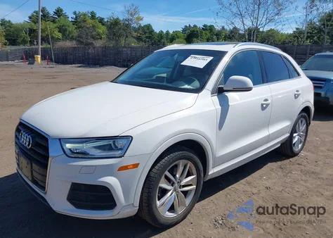 2016 Audi Q3 2.0T Premium Plus из США, поврежденный, VIN WA1EFCFSXGR012378